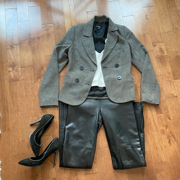 Charles David black suede pointy pumps heels shoes - Picture 3 of 10